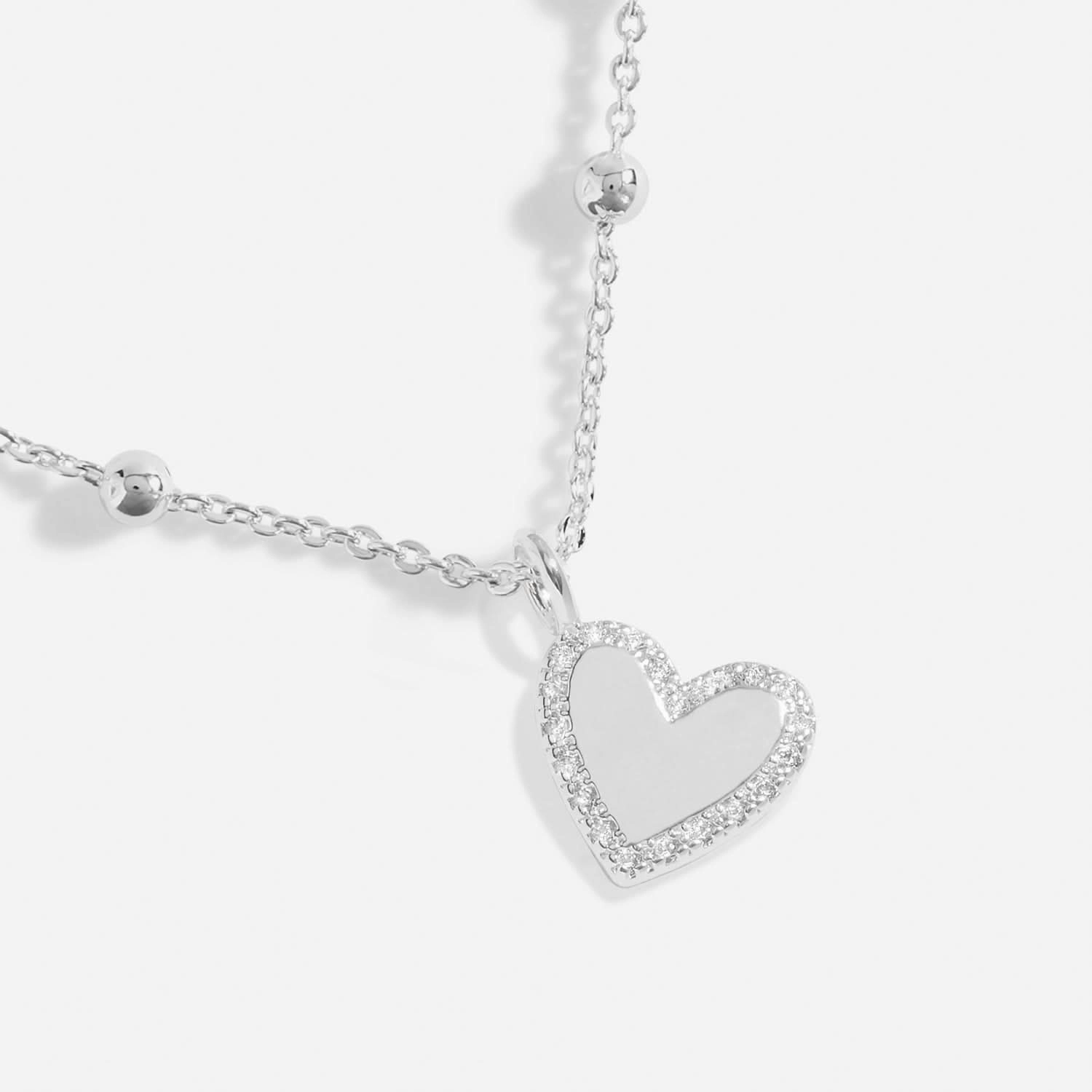 Mother's Day A Little Just For You Mum Silver Plated Necklace 8587