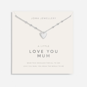 Mother's Day A Little Love You Mum Silver Plated Necklace 8583