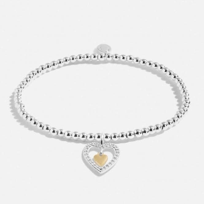 Mother's Day A Little Love You Mummy Silver Gold Plated 17.5cm Bracelet 6859