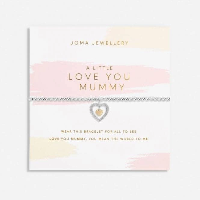Mother's Day A Little Love You Mummy Silver Gold Plated 17.5cm Bracelet 6859
