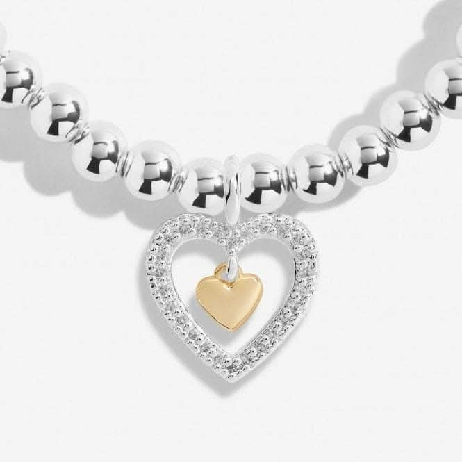 Mother's Day A Little Love You Mummy Silver Gold Plated 17.5cm Bracelet 6859
