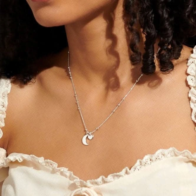 Mother's Day A Little Love You To the Moon Back Mum Silver Plated Necklace 6930
