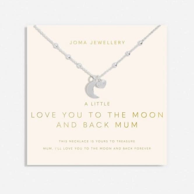Mother's Day A Little Love You To the Moon Back Mum Silver Plated Necklace 6930