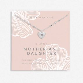 Mother's Day A Little Mother And Daughter Silver Plated Necklace 8585