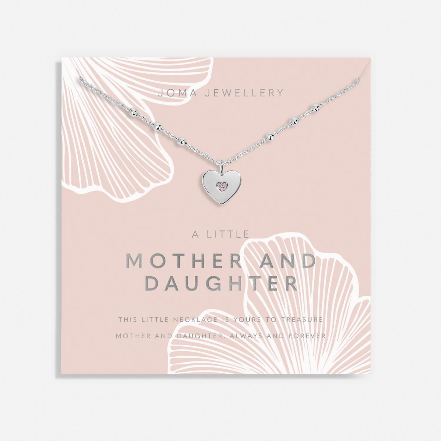 Mother's Day A Little Mother And Daughter Silver Plated Necklace 8585