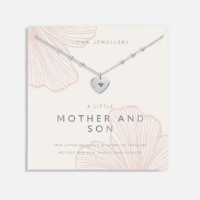 Mother's Day A Little Mother And Son Silver Plated Necklace 8586