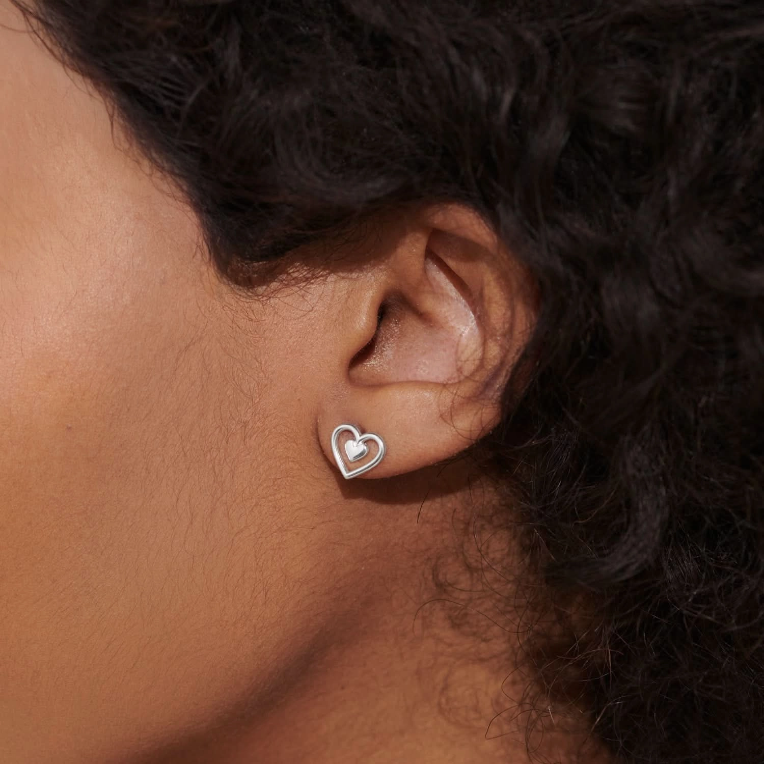 Mother's Day From the Heart Happy Mother's Day Silver Plated Earrings 8570