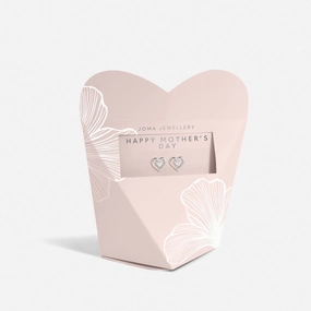 Mother's Day From the Heart Happy Mother's Day Silver Plated Earrings 8570