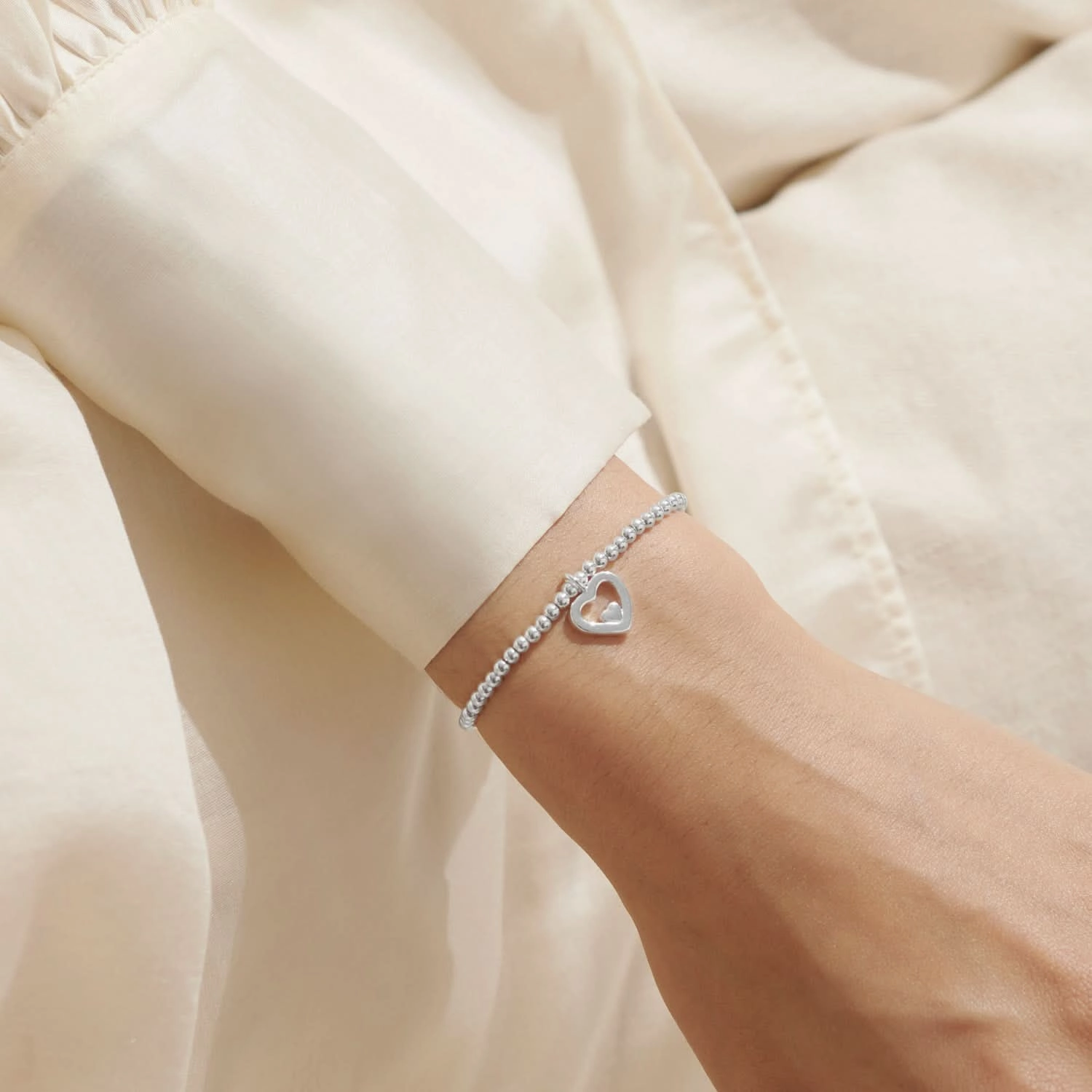 Mother's Day From the Heart Love You Mum Silver Plated Bracelet 8571
