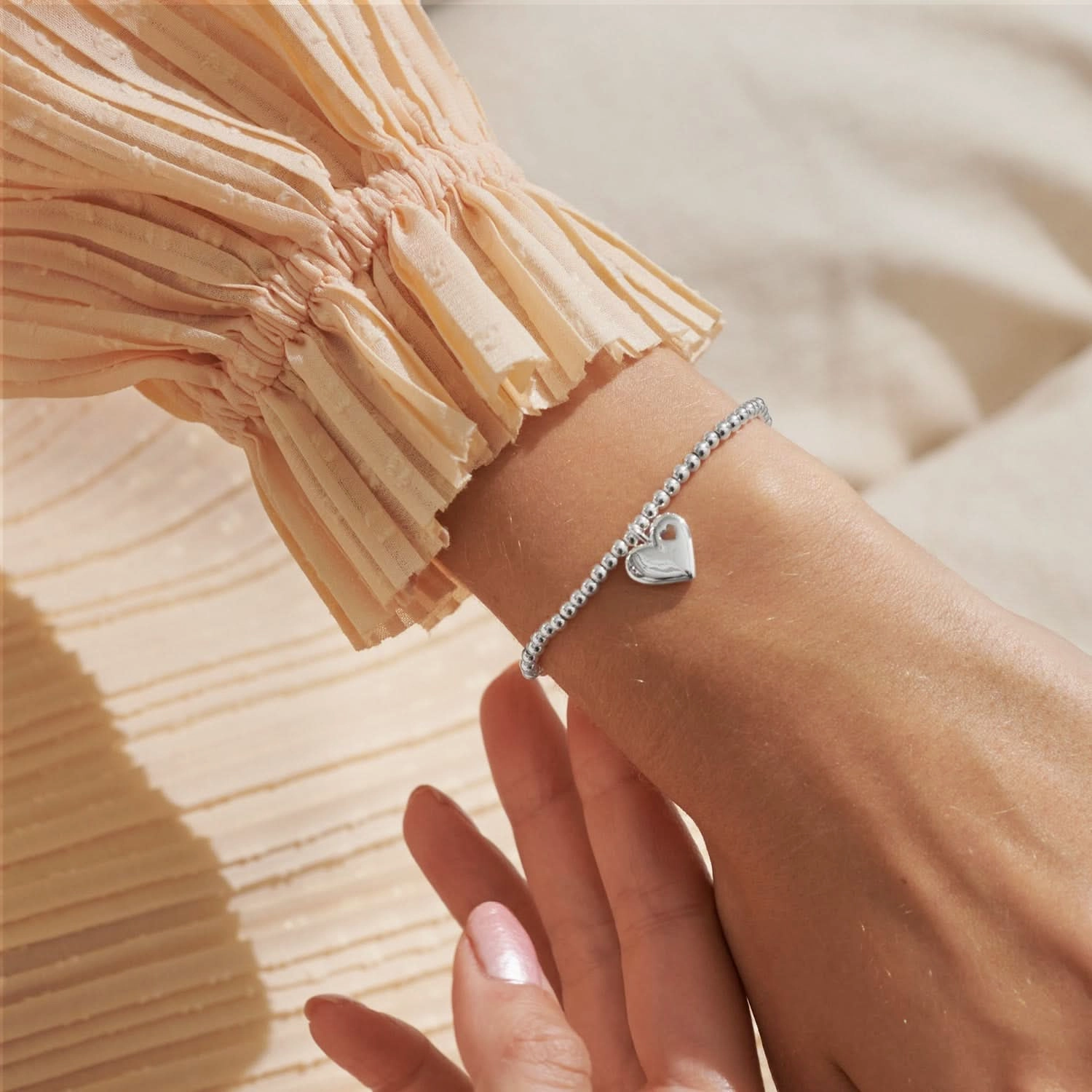 Mother's Day From the Heart Love You Mummy Silver Plated Bracelet 8572