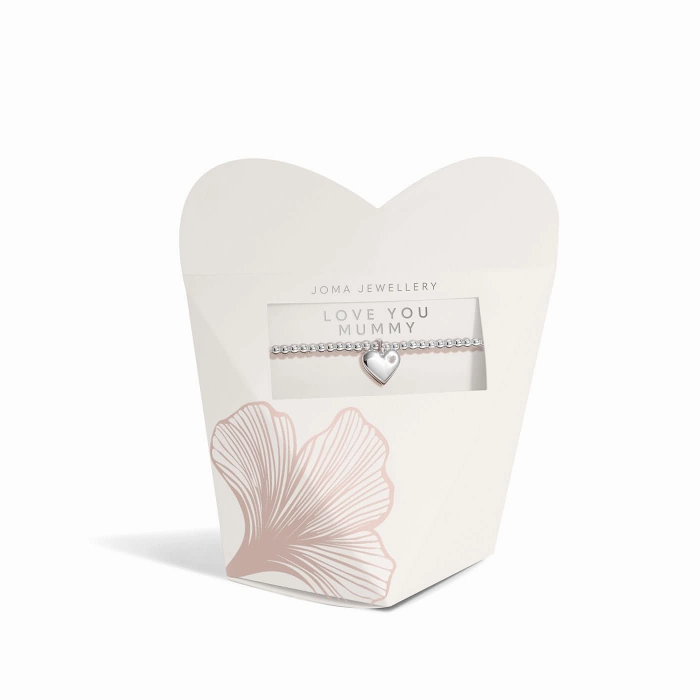 Mother's Day From the Heart Love You Mummy Silver Plated Bracelet 8572
