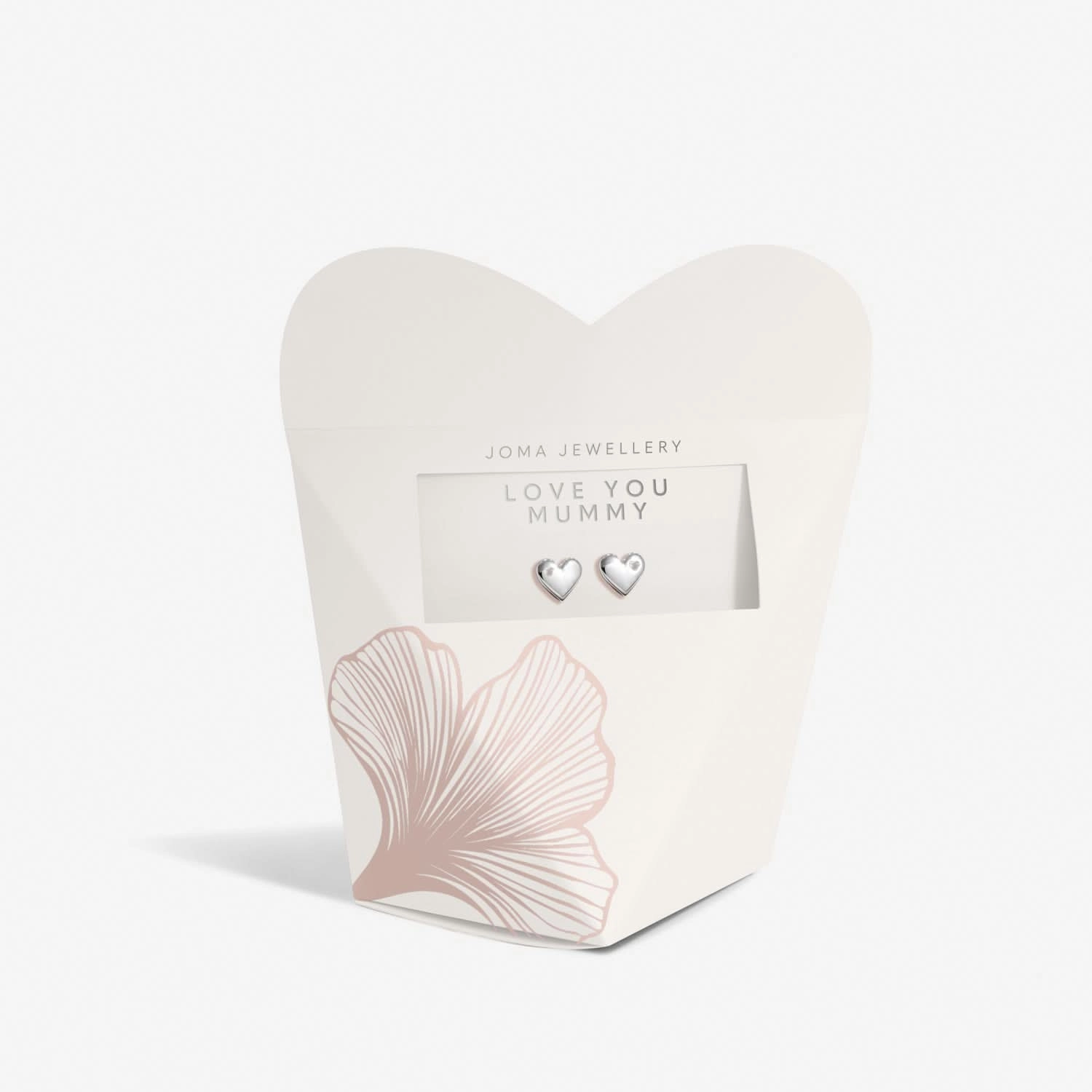 Mother's Day From the Heart Love You Mummy Silver Plated Earrings 8568