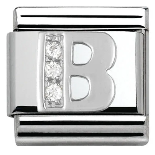 Nomination Charm Composable Classic Alphabet B Steel