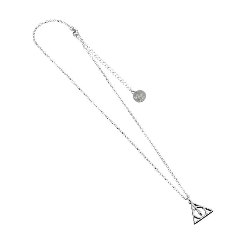 Official Harry Potter Sterling Silver Deathly Hallows Necklace