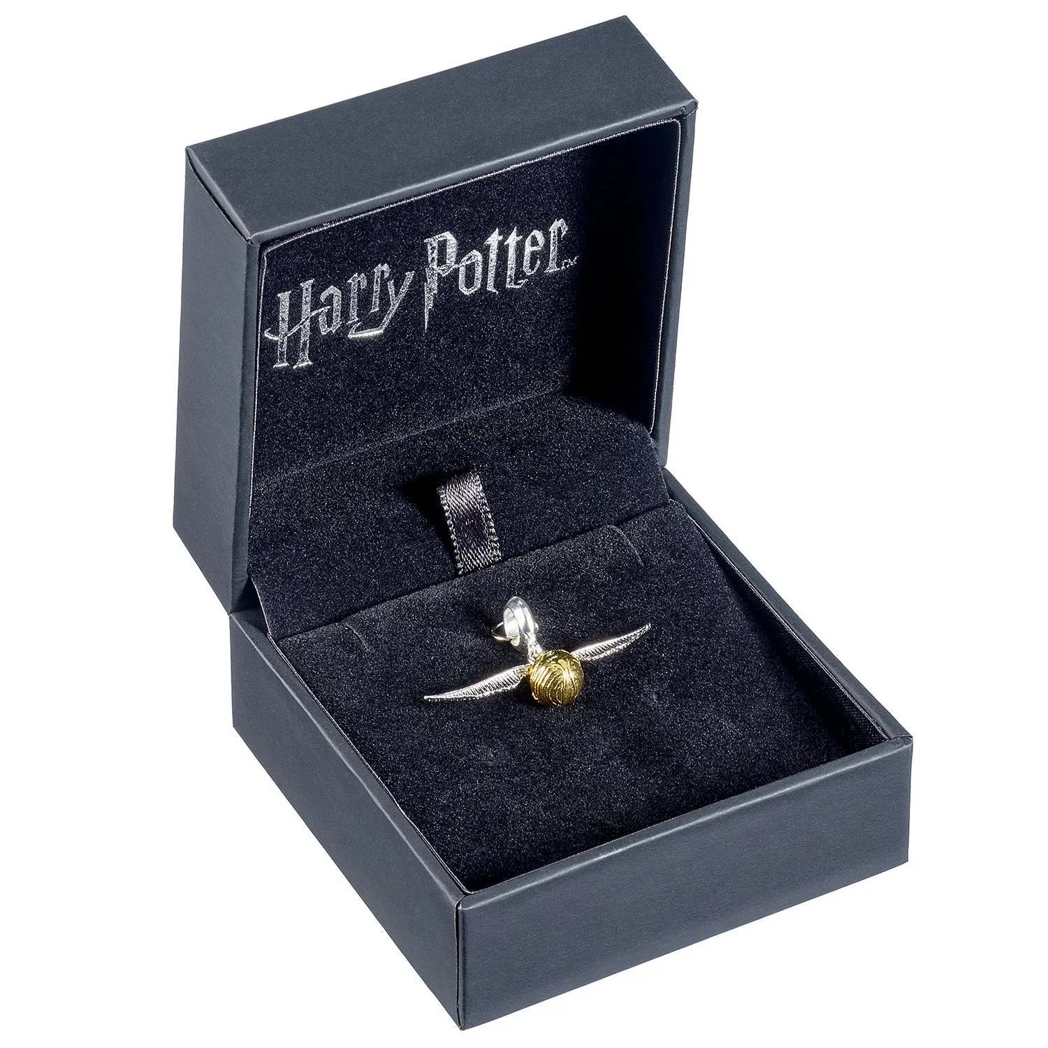 Official Harry Potter Sterling Silver Golden Snitch Slider Charm