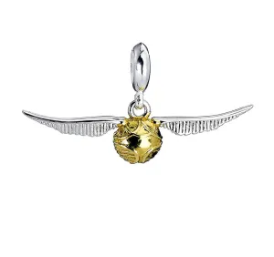 Official Harry Potter Sterling Silver Golden Snitch Slider Charm