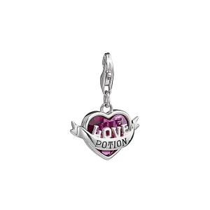 Official Harry Potter Sterling Silver Love Potion Crystal Clip On Charm