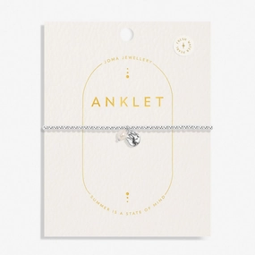 Pearl Silver Plated Anklet 8625