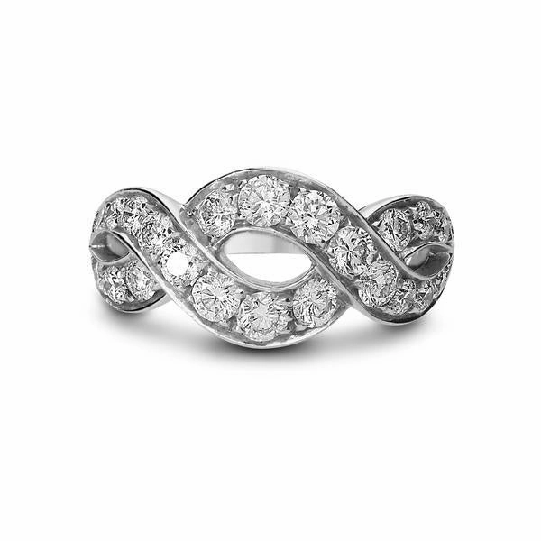 Picchiotti 18ct White Gold 1.64ct Diamond Twist Ring