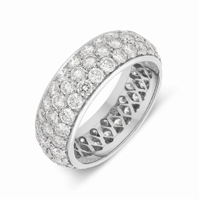 Picchiotti 18ct White Gold 3.00ct Diamond Full Eternity Ring D