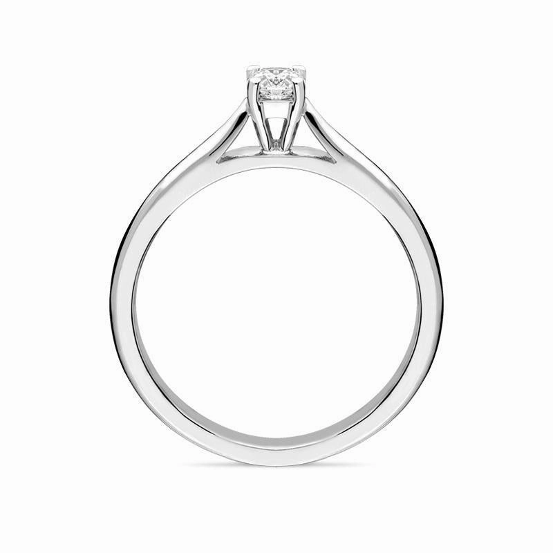 Platinum 0.20ct Diamond Solitaire Ring