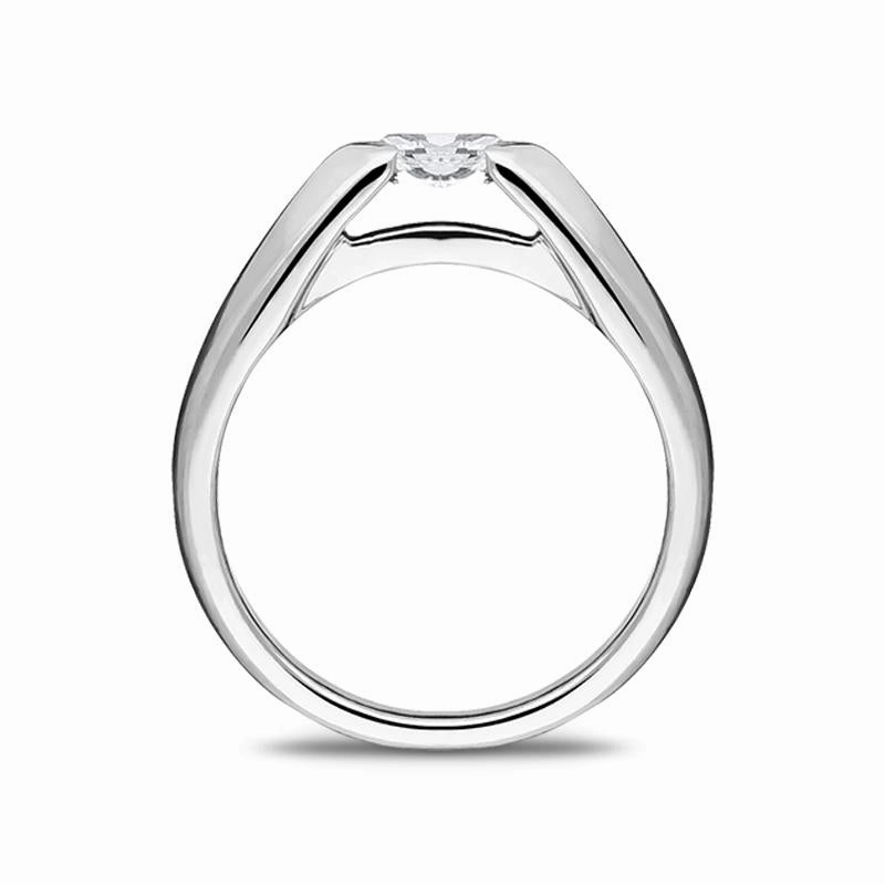 Platinum 0.24ct Diamond Marquise Solitaire Ring D