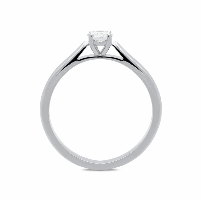 Platinum 0.25ct Diamond Brilliant Cut Solitaire Ring