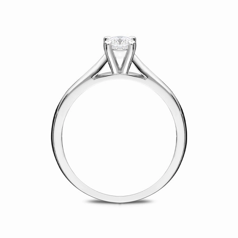 Platinum 0.25ct Diamond Brilliant Cut Solitaire Ring