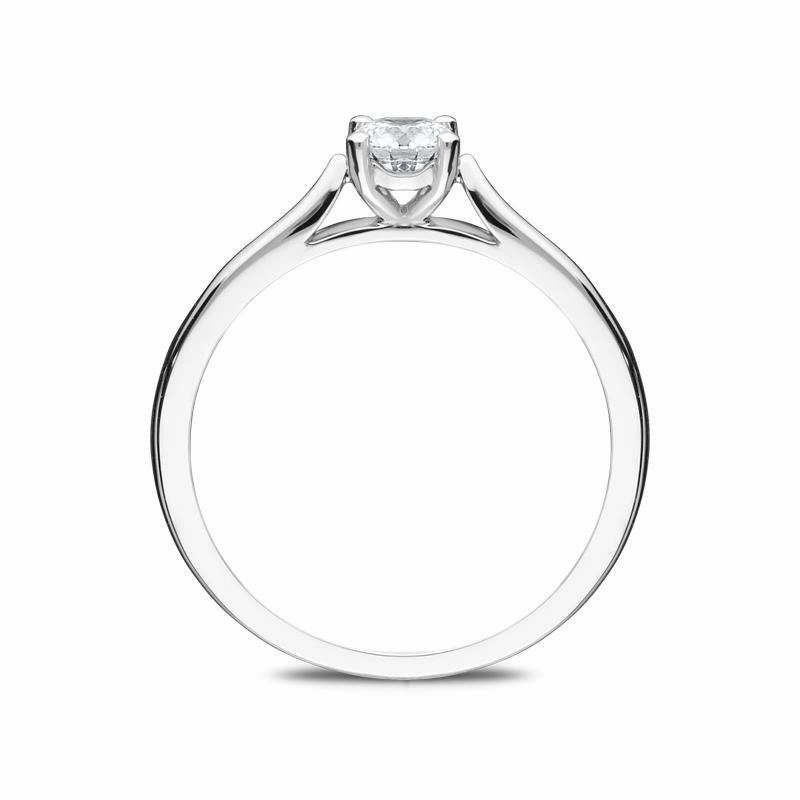 Platinum 0.30ct Diamond Brilliant Cut Solitaire Ring