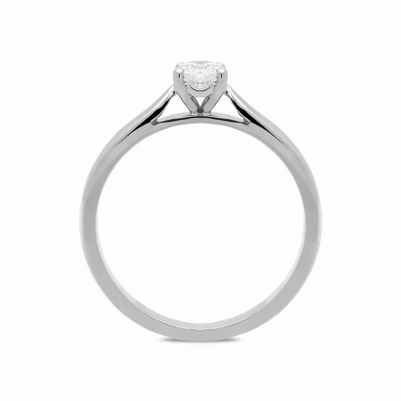 Platinum 0.33ct Diamond Brilliant Cut Solitaire Ring