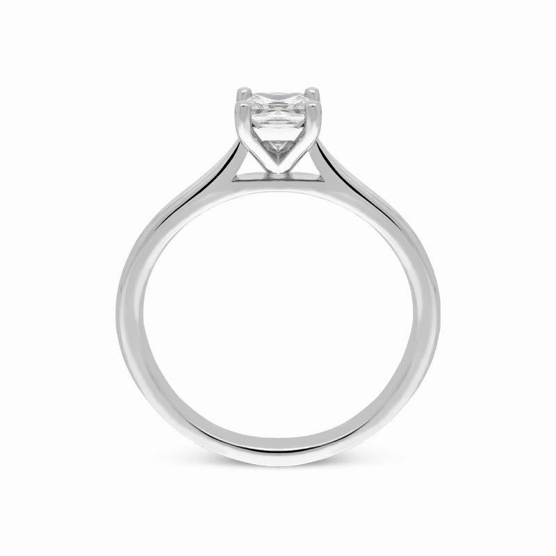 Platinum 0.58ct Diamond Solitare Ring