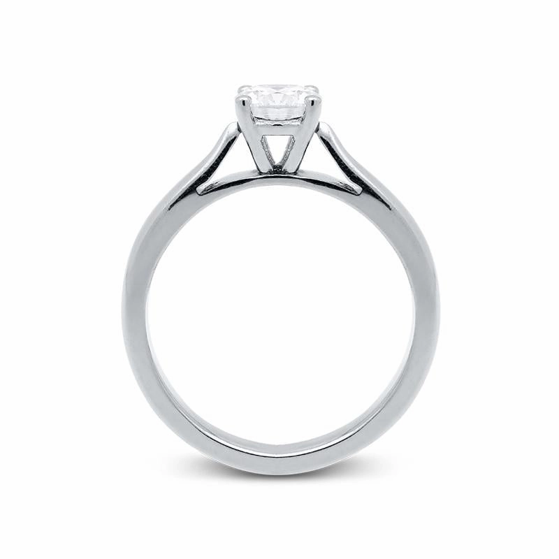 Platinum 0.60ct Diamond Brilliant Cut Solitaire Ring