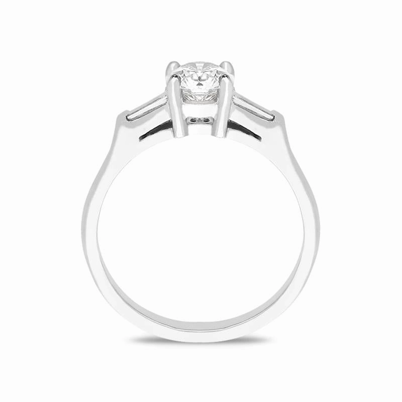 Platinum Diamond Trilogy Ring D