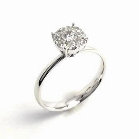 Ponte Vecchio Artemide 18ct White Gold 0.35ct Diamond Ring