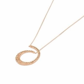 Ponte Vecchio Botticelli 18ct Rose Gold 0.85ct Diamond Swirl Necklace