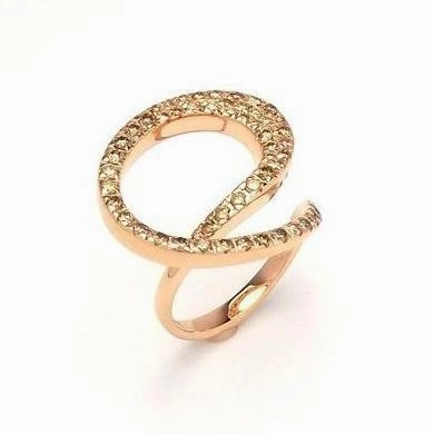 Ponte Vecchio Botticelli 18ct Rose Gold 1.08ct Diamond Looped Ring
