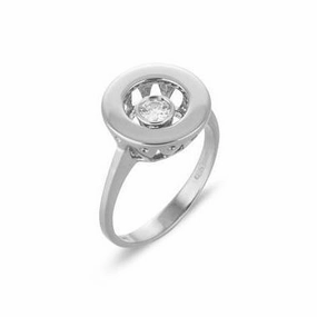 Ponte Vecchio Vega 18ct White Gold 0.15ct Diamond Ring