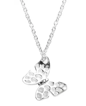 Rachel Galley Flutter Sterling Silver Small Necklace