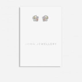 Radiant Treasures Gems Studs Silver Earrings 5839