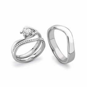 Rebecca Sellors Platinum Diamond Tri Set