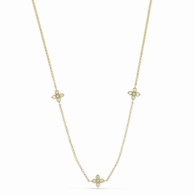 Roberto Coin Love By The Yard 18ct Yellow Gold Diamond Necklace D