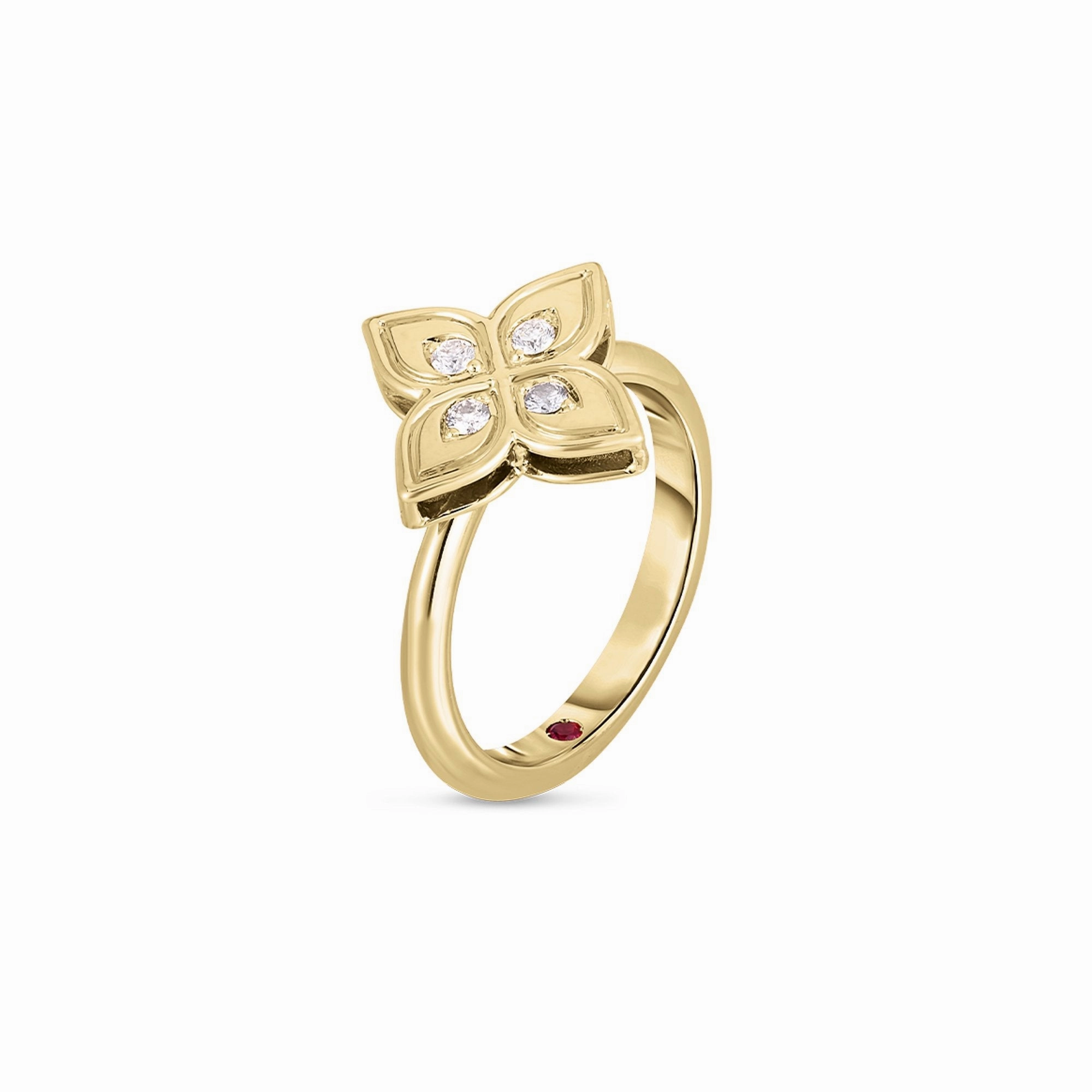 Roberto Coin Princess 18ct Yellow Gold Diamond Ring D