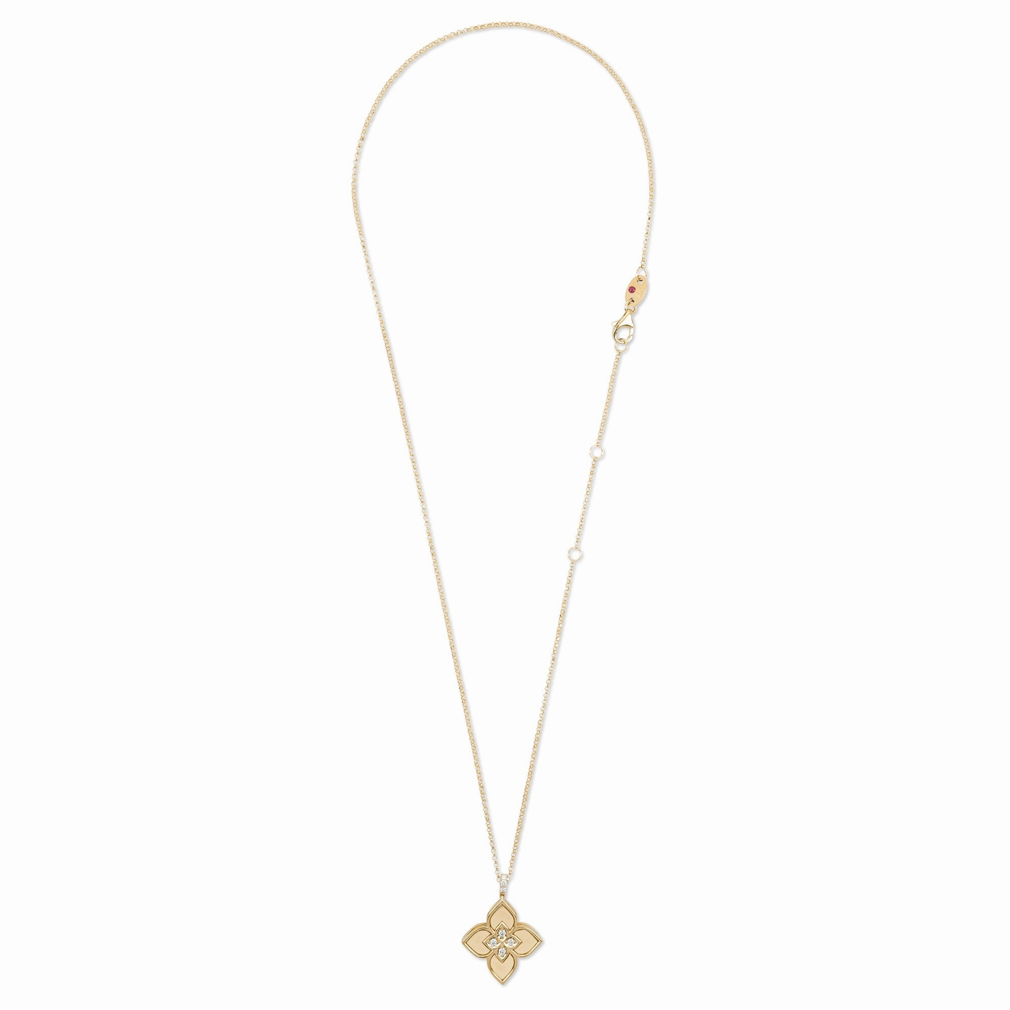 Roberto Coin Venetian Princess 18ct Yellow Gold Diamond Necklace