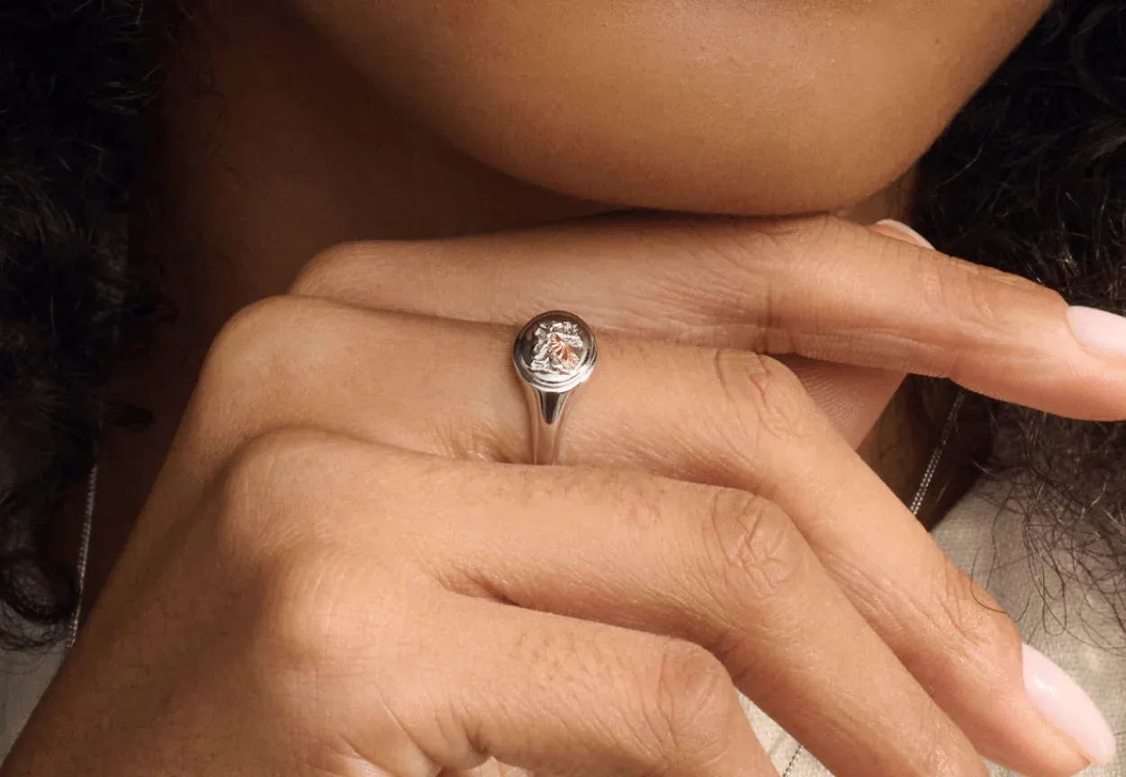 Royal Clogau Sterling Silver Welsh Dragon Ring