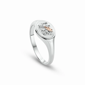 Royal Clogau Sterling Silver Welsh Dragon Ring