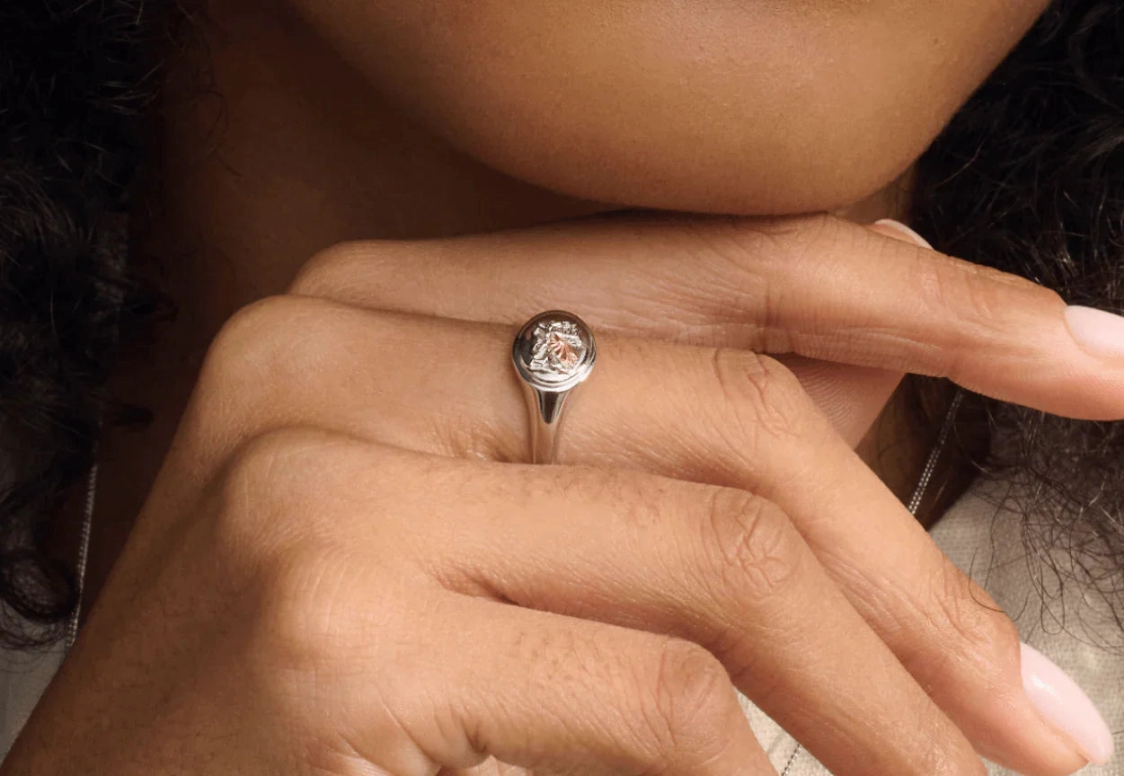 Royal Clogau Sterling Silver Welsh Dragon Ring