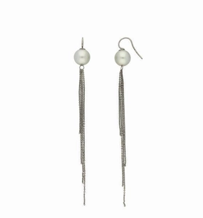 Schoeffel Creative Silver Pearl 11-12mm Drop Earrings