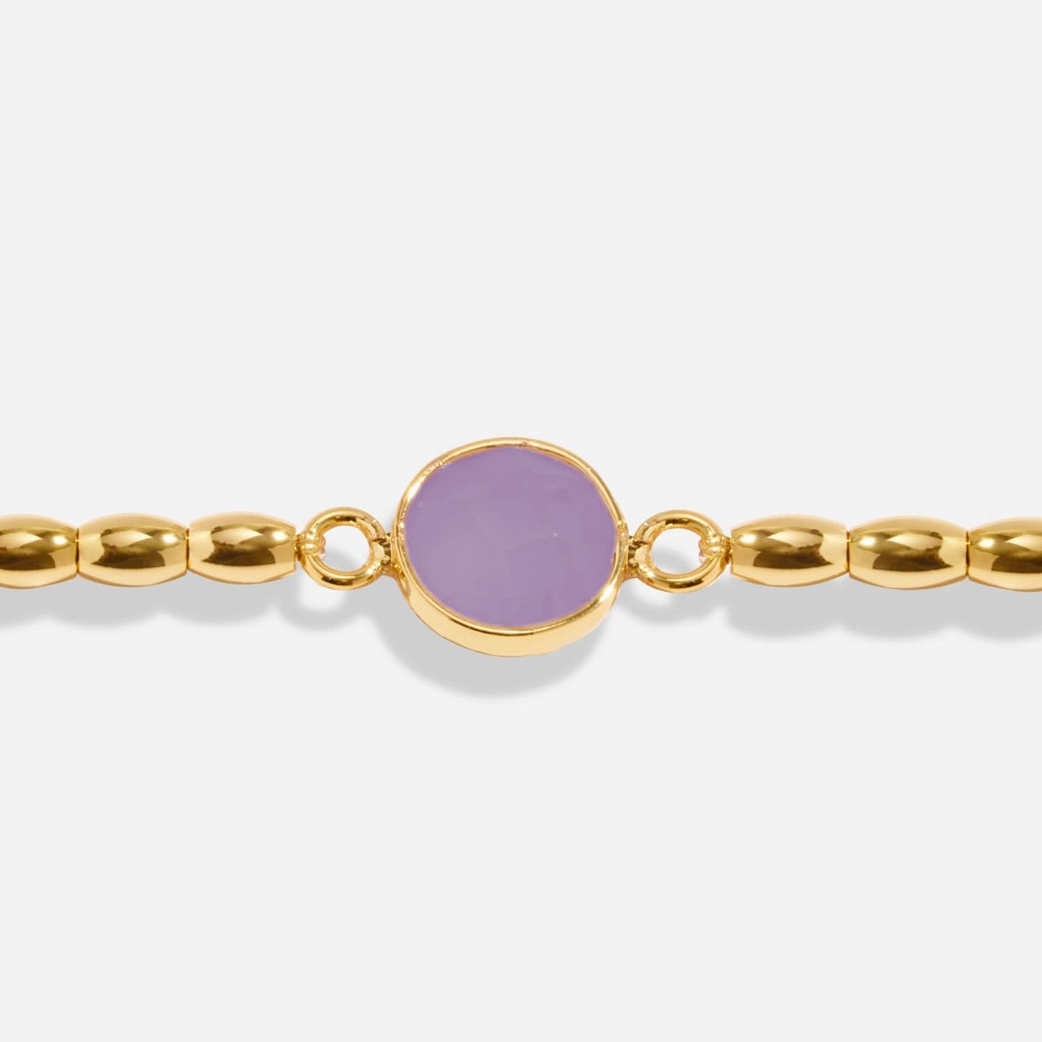 Serenity Stones Amethyst Gold Plated Bracelet 8437