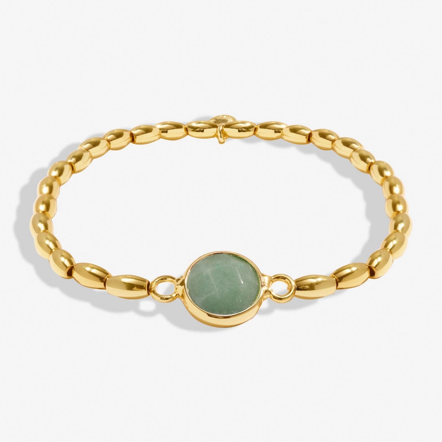 Serenity Stones Aventurine Gold Plated Bracelet 8439