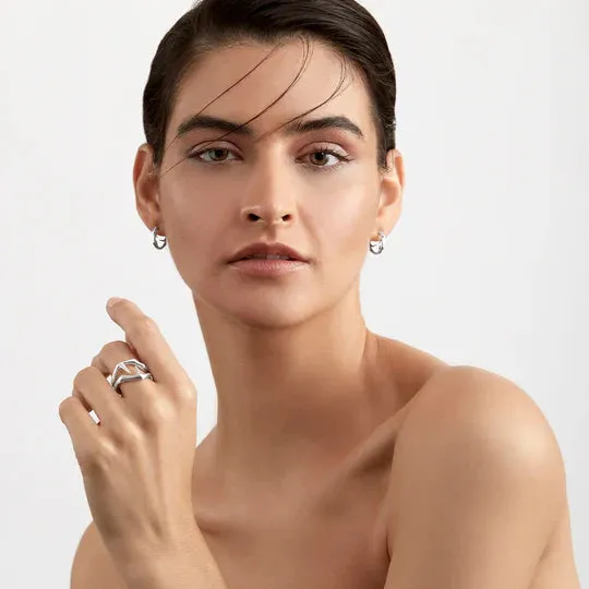 Shaun Leane Blackthorn Sterling Silver Mini Hoop Earrings
